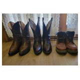 Three Pairs of Boots