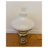 Vtg Brass Electric Table Lamp 21ï¿½ï¿½