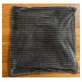 Two Gray Ribbed Throw Blankets 96ï¿½ï¿½x60ï¿½ï¿½
