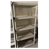 White Industrial Shelving Unit 35ï¿½ï¿½x18ï¿½ï¿½x72ï¿½ï¿½