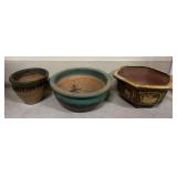 Vtg Ceramic Planters, Assorted Styles