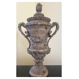 Vtg Decorative Urn w/Lid 21ï¿½ï¿½