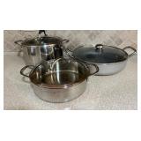 3 Stainless Steel Cookware