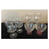 Glass Stemware Featuring Goblets