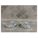 Vtg Tipperary Crystal Candle Holders 3.5ï¿½ï¿½dia