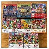 8 Jigsaw Puzzles Assortment
