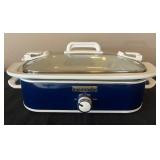 Crock-Pot Blue Slow Cooker 17ï¿½ï¿½x11ï¿½ï¿½