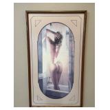 Framed Art Print of Woman Bathing 20.5ï¿½ï¿½x35.5ï¿½ï¿½