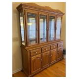 Oakwood USA China Cabinet 75ï¿½ï¿½x21ï¿½ï¿½x87ï¿½ï¿½