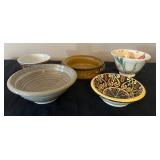 Five Mixed Ceramic Bowls