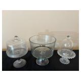Glass Cake Stands & Domes