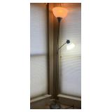Two-Light Silver Floor Lamp 72ï¿½ï¿½