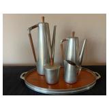 Vtg Holland Comet Coffee Set