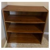 Vtg Wooden Bookshelf w/ 3 Shelves 29.5ï¿½ï¿½x12ï¿½ï¿½x31"