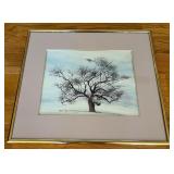 Framed Watercolor by Hylan Buntain 17ï¿½ï¿½x15ï¿½ï¿½