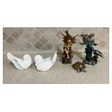 Figurines Including Vtg Birds