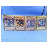 (4) 1996 Yu-g-oh First Edition Cards