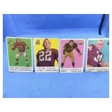 (4) 1959 Topps Football Cards