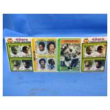 (4) Topps Football Cards Featuring OJ Simpson