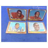 (4) 1966 Topps Football Cards