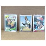 3 Fred Kendall Autographed Cards