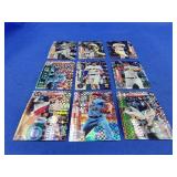 (9) 2020 Topps Chrome Refractor Cards