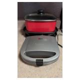 Cuisinart Sandwich Maker and West Bend Cooker