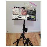 Music Stand and Assorted Guitar Items
