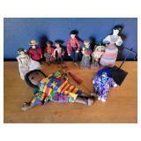 Cloth and Porcelain Dolls