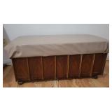 Lane Cedar Chest on Wheels