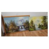 Two Landscape Paintings