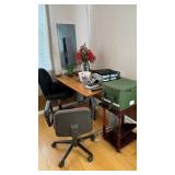 Office Desk with Accessories and Organizers