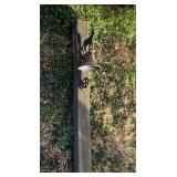 Cast Iron Horse Mounted Bell on Wood Base