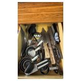 Kitchen Utensils and Knives Lot