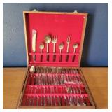 12-Piece Service Rosewood Flatware Set