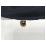 10K Gold Class Ring With Stone
