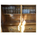 Silver-Rimmed Glassware Collection