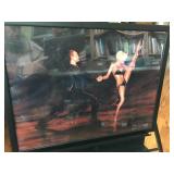 Framed Dance-Themed Artwork