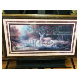 Thomas Kinkade ï¿½White Buckï¿½ Artwork