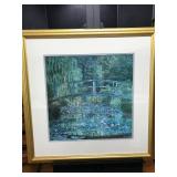 Framed Monet Water Lily Pond Print