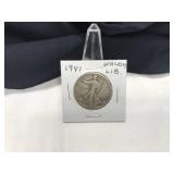 1941 Walking Liberty Half Dollar