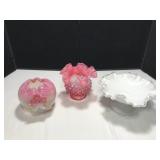 Hobnail and Other Glass Vases