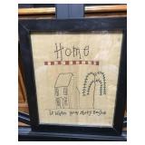 Framed Vintage Needlepoint Artwork