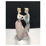 Lladro Porcelain Dancing Couple Figurine