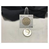 2 1964 Kennedy Half Dollar Coins