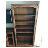 Oak Bookshelf With Adjustable Shelves
