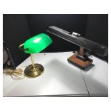 Two Student Desk Lamps