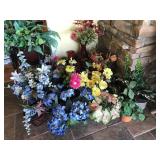 Faux Flowers With Pots