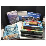 Game and Book Collection Lot