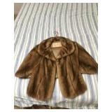 Mink Stole with Shawl Collar